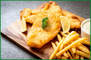 Fish & Chips_St Patricks_Green Bordered