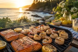 Grilling on the beach 1200x800