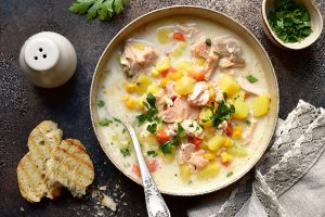 Salmon Corn Chowder shutterstock_2061660911 1200x800